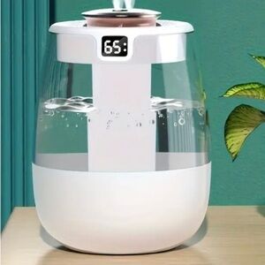 Ultra Quiet Large Capacity Atomizing Humidifier with USB - Perfect for Bedroom